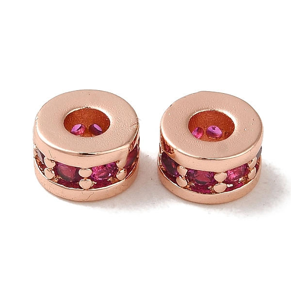 PandaHall Rack Plating Brass Pave Medium Violet Red Cubic Zirconia Beads, Long-Lasting Plated, Cadmium Free & Lead Free, Flat Round, Rose...
PandaHall Rack Plating Brass Pave Medium Violet Red Cubic Zirconia Beads, Long-Lasting Plated, Cadmium Free & Lead Free, Flat Round, Rose...