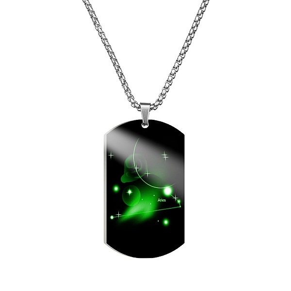 PandaHall Stainless Steel Constellation Tag Pendant Necklace with Box Chains, Aries, 23.62 inch(60cm) Stainless Steel Aries
PandaHall Stainless Steel Constellation Tag Pendant Necklace with Box Chains, Aries, 23.62 inch(60cm) Stainless Steel Aries
