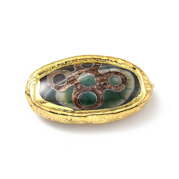PandaHall Tibetan Style dZi Beads, Natural Agate Beads, with Golden Tone Brass Findings, Lead Free & Cadmium Free, Horse Eye, 5-Eye...
PandaHall Tibetan Style dZi Beads, Natural Agate Beads, with Golden Tone Brass Findings, Lead Free & Cadmium Free, Horse Eye, 5-Eye...