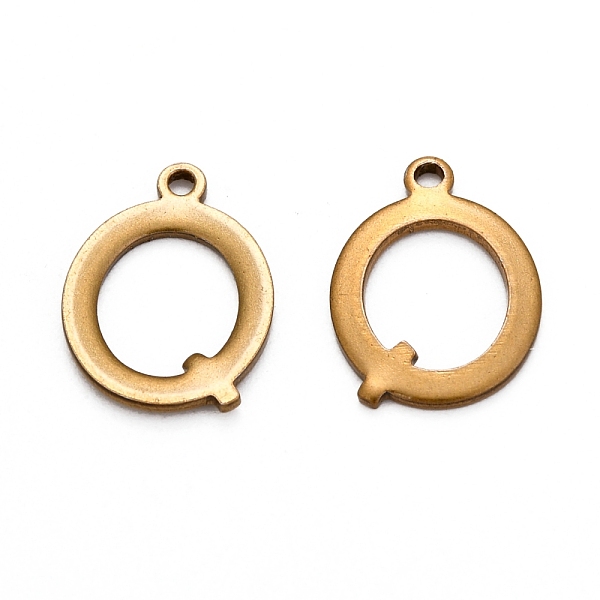 PandaHall 304 Stainless Steel Alphabet Charms, Antique Bronze, Letter.Q, 12.5x9x1mm, Hole: 1mm 304 Stainless Steel Letter Q
PandaHall 304 Stainless Steel Alphabet Charms, Antique Bronze, Letter.Q, 12.5x9x1mm, Hole: 1mm 304 Stainless Steel Letter Q
