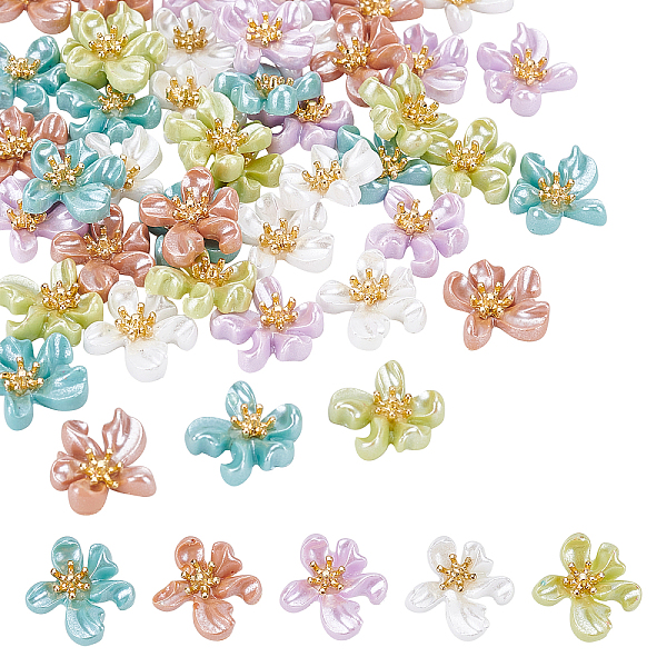 PandaHall ARRICRAFT 50Pcs 5 Colors Flower Resin Cabochons, with Alloy Finding, Nail Art Studs, Nail Art Decoration Accessories, Mixed Color..., Multicolor
PandaHall ARRICRAFT 50Pcs 5 Colors Flower Resin Cabochons, with Alloy Finding, Nail Art Studs, Nail Art Decoration Accessories, Mixed Color..., Multicolor