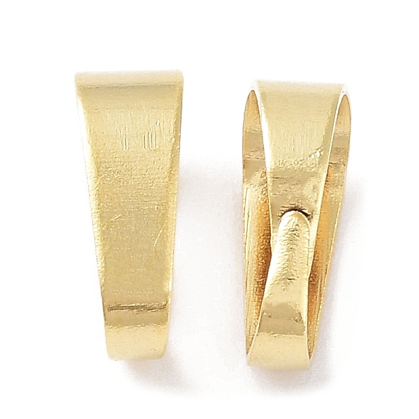 PandaHall Brass Snap on Bails, Cadmium Free & Lead Free, Real 24K Gold Plated, 9.5x6x3.5mm Brass
PandaHall Brass Snap on Bails, Cadmium Free & Lead Free, Real 24K Gold Plated, 9.5x6x3.5mm Brass