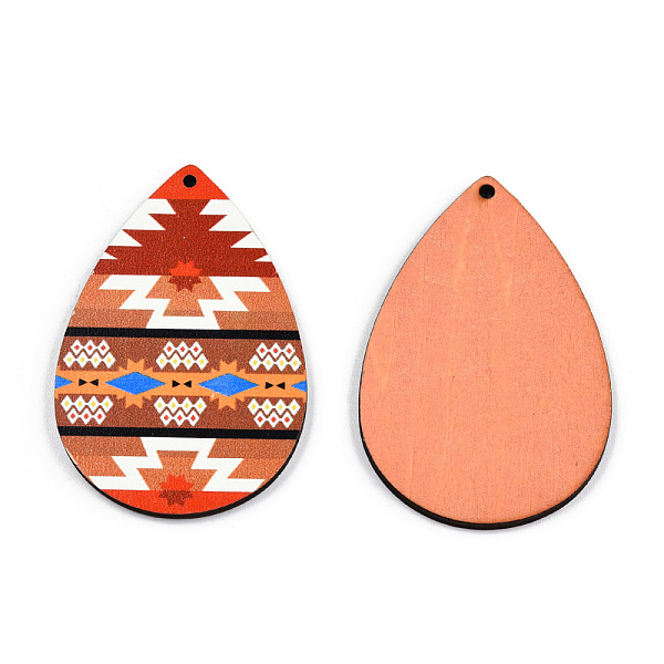 PandaHall Single Face Printed Basswood Big Pendants, Teardrop Charm, Sienna, 60x40x3mm, Hole: 2mm Wood Teardrop Brown
PandaHall Single Face Printed Basswood Big Pendants, Teardrop Charm, Sienna, 60x40x3mm, Hole: 2mm Wood Teardrop Brown