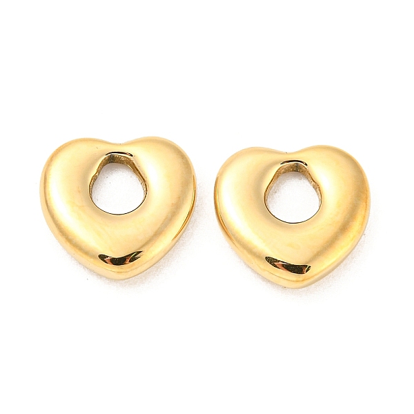 PandaHall 304 Stainless Steel Charms, Heart Charm, Real 14K Gold Plated, 12x12x3mm, Hole: 5x4mm 304 Stainless Steel Heart
PandaHall 304 Stainless Steel Charms, Heart Charm, Real 14K Gold Plated, 12x12x3mm, Hole: 5x4mm 304 Stainless Steel Heart