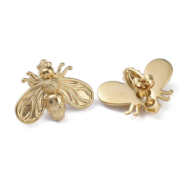 PandaHall Bee 304 Stainless Steel Stud Earrings for Women, Real 18K Gold Plated, 19x25mm 304 Stainless Steel Bees
PandaHall Bee 304 Stainless Steel Stud Earrings for Women, Real 18K Gold Plated, 19x25mm 304 Stainless Steel Bees