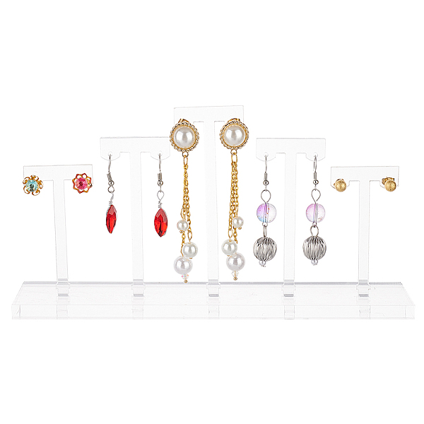 PandaHall FINGERINSPIRE Acrylic 5 T-Bar Earrings Display Stand Detachable T-Shape Jewelry Earrings Display Holder T Bar Long Earrings..., Clear
PandaHall FINGERINSPIRE Acrylic 5 T-Bar Earrings Display Stand Detachable T-Shape Jewelry Earrings Display Holder T Bar Long Earrings..., Clear