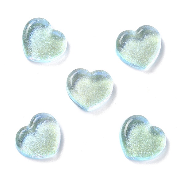 PandaHall Transparent Resin Cabochons, with Glitter, Heart, Pale Turquoise, 18x19.5x6.5mm Resin Heart
PandaHall Transparent Resin Cabochons, with Glitter, Heart, Pale Turquoise, 18x19.5x6.5mm Resin Heart
