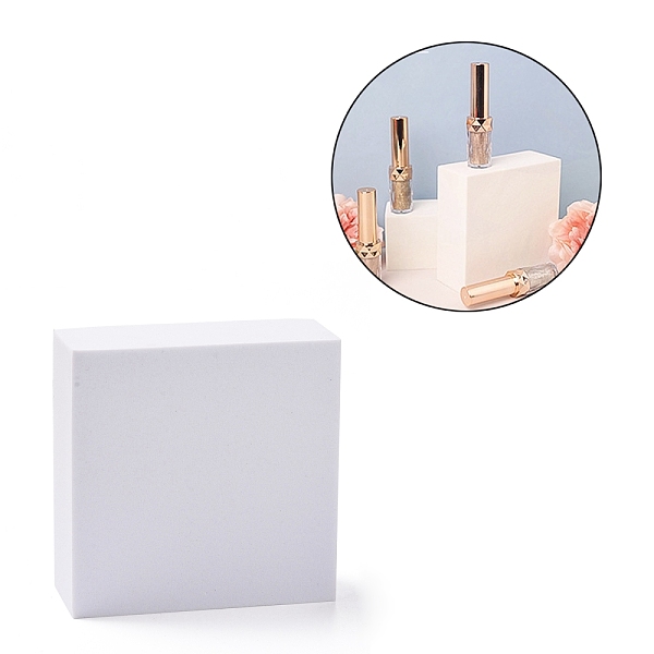 PandaHall EVA Foam Photography Props, 3D Geometric Shooting Backgrounds, Jewelry Display Base, Square, White, 100x100x40mm Sponge White
PandaHall EVA Foam Photography Props, 3D Geometric Shooting Backgrounds, Jewelry Display Base, Square, White, 100x100x40mm Sponge White