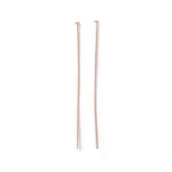 PandaHall Brass Flat Head Pins, Long-lasting Plated, Cadmium Free & Lead Free, Rose Gold, 50mm, Head: 1.8mm, Pin: 0.6mm, 22 Gauge Brass
PandaHall Brass Flat Head Pins, Long-lasting Plated, Cadmium Free & Lead Free, Rose Gold, 50mm, Head: 1.8mm, Pin: 0.6mm, 22 Gauge Brass