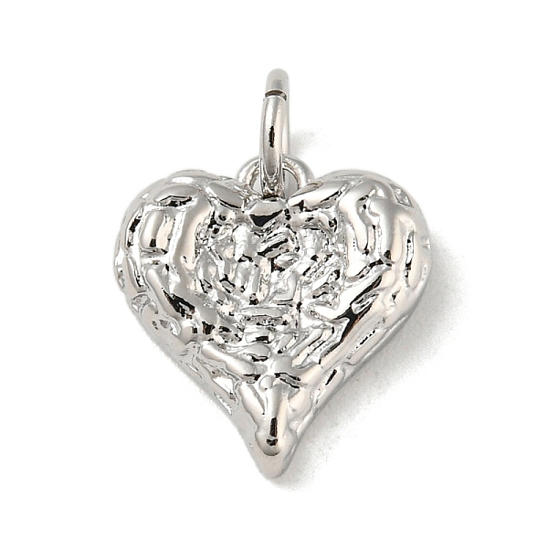 PandaHall Rack Plating Brass Pendants, with Jump Ring, Cadmium Free & Lead Free, Long-Lasting Plated , Heart Charms, Platinum, 13x12x3mm...
PandaHall Rack Plating Brass Pendants, with Jump Ring, Cadmium Free & Lead Free, Long-Lasting Plated , Heart Charms, Platinum, 13x12x3mm...
