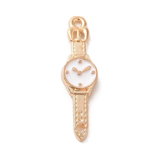 PandaHall Alloy Enamel Pendants, Light Gold, Watch Charm, White, 24x6x2.5mm, Hole: 1mm Alloy+Enamel Others White
PandaHall Alloy Enamel Pendants, Light Gold, Watch Charm, White, 24x6x2.5mm, Hole: 1mm Alloy+Enamel Others White