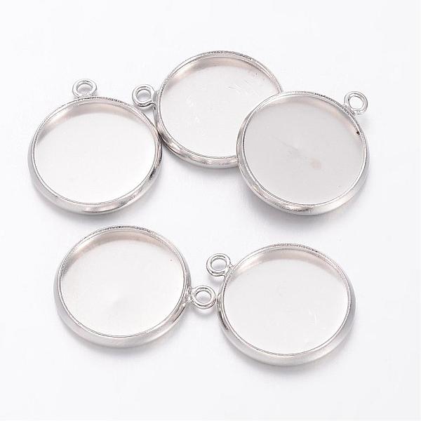 PandaHall Brass Pendant Cabochon Settings, Plain Edge Bezel Cups, Setting for Cabochon, Flat Round, Lead Free and Cadmium Free and Nickel...
PandaHall Brass Pendant Cabochon Settings, Plain Edge Bezel Cups, Setting for Cabochon, Flat Round, Lead Free and Cadmium Free and Nickel...