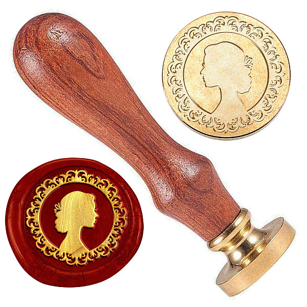 PandaHall DELORIGIN Women Wax Stamp, Silhouette Wax Sealing Stamp 1" Brass Head Stamp with Wooden Handle Retro Wax Seal Stamp for Gift..., Brown
PandaHall DELORIGIN Women Wax Stamp, Silhouette Wax Sealing Stamp 1" Brass Head Stamp with Wooden Handle Retro Wax Seal Stamp for Gift..., Brown