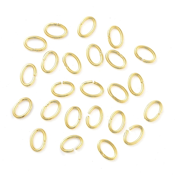PandaHall 304 Stainless Steel Jump Rings, Closed Jump Rings, Oval, Real 18K Gold Plated, 4x6x0.8mm, Inner Diameter: 2.5x4.5mm, about...
PandaHall 304 Stainless Steel Jump Rings, Closed Jump Rings, Oval, Real 18K Gold Plated, 4x6x0.8mm, Inner Diameter: 2.5x4.5mm, about...