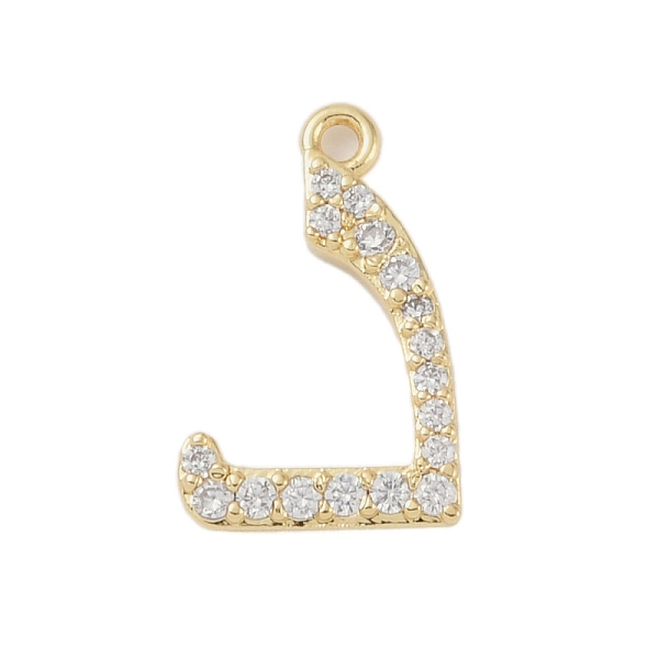 PandaHall Rack Plating Brass Micro Pave Clear Cubic Zirconia Pendants, Long-Lasting Plated, Lead Free & Cadmium Free, Arabic Alphabet, Real...
PandaHall Rack Plating Brass Micro Pave Clear Cubic Zirconia Pendants, Long-Lasting Plated, Lead Free & Cadmium Free, Arabic Alphabet, Real...