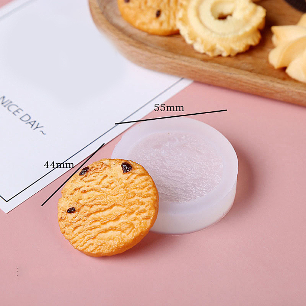 PandaHall Round Cookies DIY Food Grade Silicone Fondant Molds, for Chocolate Candy Making, White, 55x15mm Silicone Round White
PandaHall Round Cookies DIY Food Grade Silicone Fondant Molds, for Chocolate Candy Making, White, 55x15mm Silicone Round White