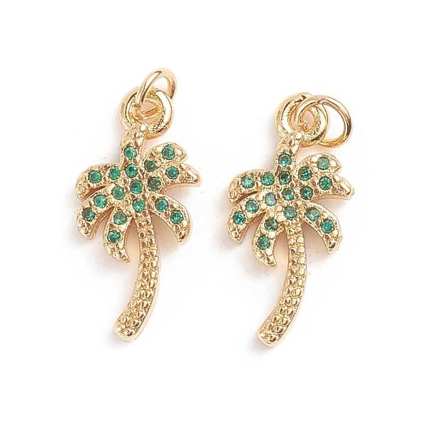PandaHall Brass Micro Pave Cubic Zirconia Pendants, with Jump Ring, Long-Lasting Plated, Coconut Tree, Green, Golden, 16.5x10x2mm, Hole...
PandaHall Brass Micro Pave Cubic Zirconia Pendants, with Jump Ring, Long-Lasting Plated, Coconut Tree, Green, Golden, 16.5x10x2mm, Hole...