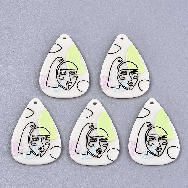 PandaHall Acrylic Pendants, 3D Printed, Teardrop with Woman Pattern, Floral White, 37x26.5x2.5mm, Hole: 1.8mm Acrylic Teardrop
PandaHall Acrylic Pendants, 3D Printed, Teardrop with Woman Pattern, Floral White, 37x26.5x2.5mm, Hole: 1.8mm Acrylic Teardrop