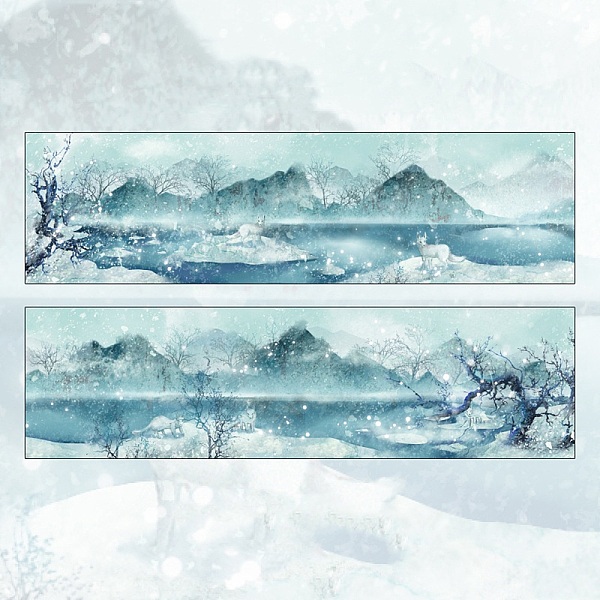 PandaHall Snow Mountain Pattern Paper Adhesive Tape, for Card-Making, Scrapbooking, Diary, Planner, Envelope & Notebooks, Pale Turquoise...
PandaHall Snow Mountain Pattern Paper Adhesive Tape, for Card-Making, Scrapbooking, Diary, Planner, Envelope & Notebooks, Pale Turquoise...