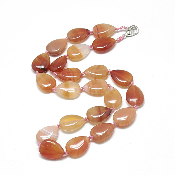 PandaHall Natural Carnelian Beaded Necklaces, with Alloy Lobster Clasps, teardrop, 18.1 inch~18.5 inch(46~47cm), Teardrop: 18x13.5mm...
PandaHall Natural Carnelian Beaded Necklaces, with Alloy Lobster Clasps, teardrop, 18.1 inch~18.5 inch(46~47cm), Teardrop: 18x13.5mm...
