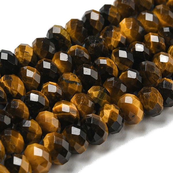 PandaHall Natural Tiger Eye Beads Strands, Faceted, Rondelle, Coconut Brown, 6x4~4.5mm, Hole: 1mm, about 91pcs/strand, 15.31''~15.35''...
PandaHall Natural Tiger Eye Beads Strands, Faceted, Rondelle, Coconut Brown, 6x4~4.5mm, Hole: 1mm, about 91pcs/strand, 15.31''~15.35''...