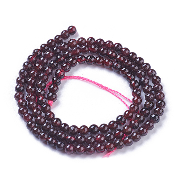 PandaHall Natural Garnet Beads Strands, Round, 3.5~4mm, Hole: 0.8mm, about 119~121pcs/strand, 15.74 inch~15.94 inch(40~40.5cm) Garnet Round
PandaHall Natural Garnet Beads Strands, Round, 3.5~4mm, Hole: 0.8mm, about 119~121pcs/strand, 15.74 inch~15.94 inch(40~40.5cm) Garnet Round
