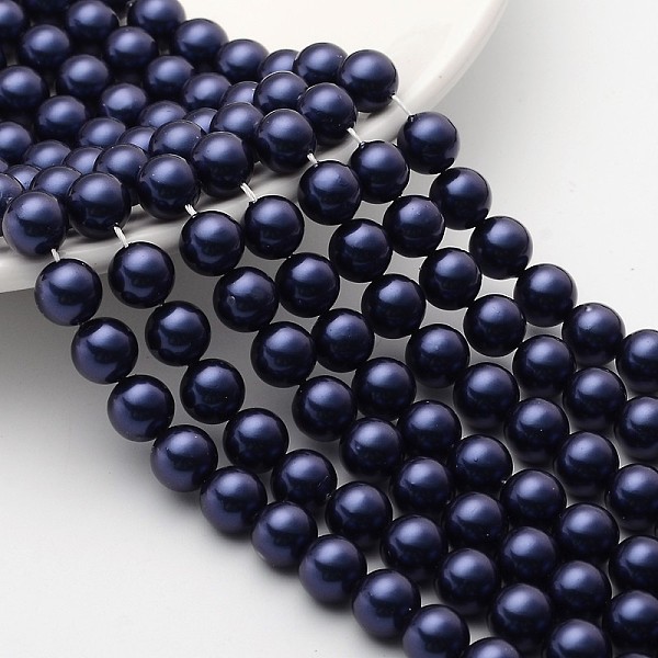 PandaHall Shell Pearl Beads Strands, Grade A, Polished, Round, Blue, 8mm, Hole: 0.8mm, about 47~50pcs/strand, 16 inch Shell Pearl Round Blue
PandaHall Shell Pearl Beads Strands, Grade A, Polished, Round, Blue, 8mm, Hole: 0.8mm, about 47~50pcs/strand, 16 inch Shell Pearl Round Blue