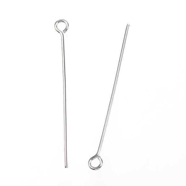 PandaHall 304 Stainless Steel Eye Pin, Stainless Steel Color, 35mm, Hole: 2mm, Pin: 0.7mm 304 Stainless Steel
PandaHall 304 Stainless Steel Eye Pin, Stainless Steel Color, 35mm, Hole: 2mm, Pin: 0.7mm 304 Stainless Steel