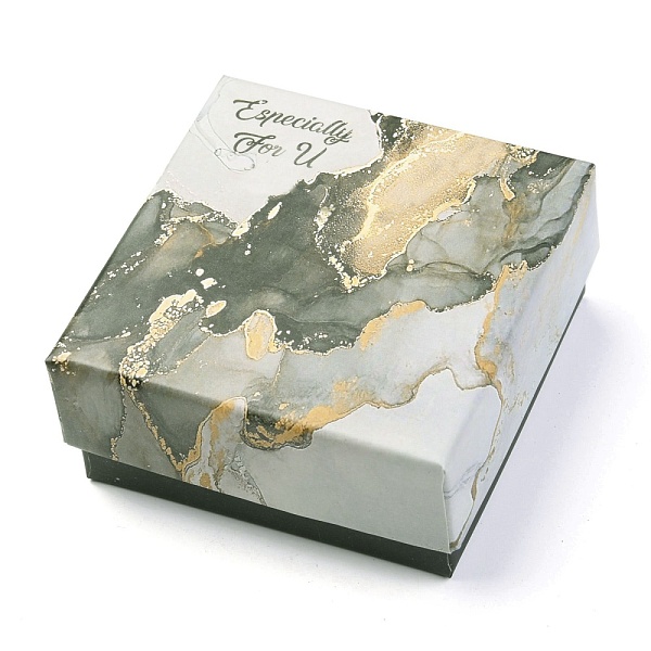 PandaHall Cardboard Jewelry Boxes, with Sponge Inside, for Jewelry Gift Packaging, Square with Marble Pattern and with Word Specially for U..., Brown
PandaHall Cardboard Jewelry Boxes, with Sponge Inside, for Jewelry Gift Packaging, Square with Marble Pattern and with Word Specially for U..., Brown