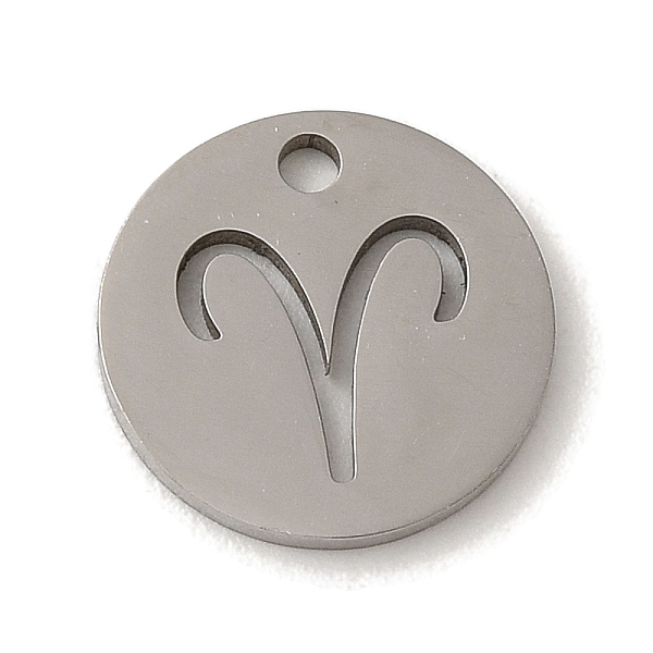 PandaHall 201 Stainless Steel Charms, Laser Cut, Flat Round with Constellation Charm, Aries, 12x1mm, Hole: 1.5mm 201 Stainless Steel Aries
PandaHall 201 Stainless Steel Charms, Laser Cut, Flat Round with Constellation Charm, Aries, 12x1mm, Hole: 1.5mm 201 Stainless Steel Aries