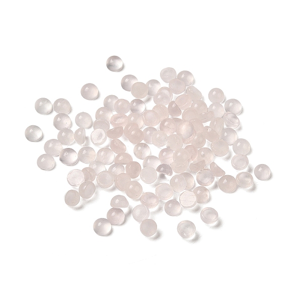 PandaHall Natural Rose Quartz Dome/Half Round Cabochons, 3x2mm Rose Quartz Half Round
PandaHall Natural Rose Quartz Dome/Half Round Cabochons, 3x2mm Rose Quartz Half Round