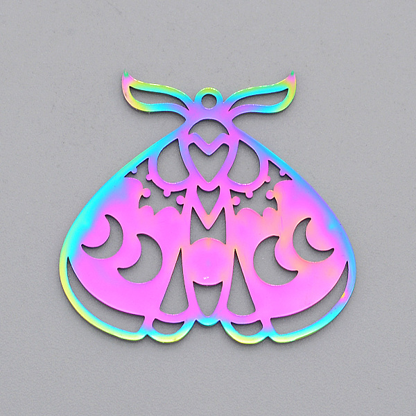 PandaHall Ion Plating(IP) 201 Stainless Steel Pendants, Laser Cut, Beetle, Rainbow Color, 28.5x30x1mm, Hole: 1.5mm 201 Stainless Steel...
PandaHall Ion Plating(IP) 201 Stainless Steel Pendants, Laser Cut, Beetle, Rainbow Color, 28.5x30x1mm, Hole: 1.5mm 201 Stainless Steel...
