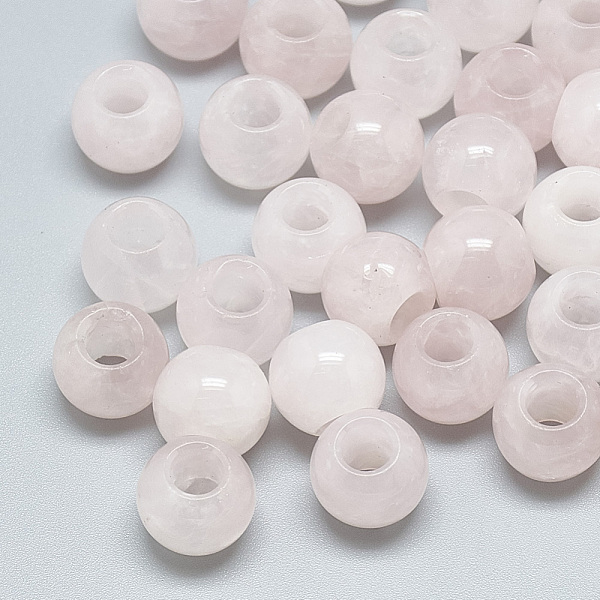 PandaHall Natural Rose Quartz Beads, Large Hole Beads, Rondelle, 14x12mm, Hole: 5.5mm Rose Quartz Rondelle
PandaHall Natural Rose Quartz Beads, Large Hole Beads, Rondelle, 14x12mm, Hole: 5.5mm Rose Quartz Rondelle