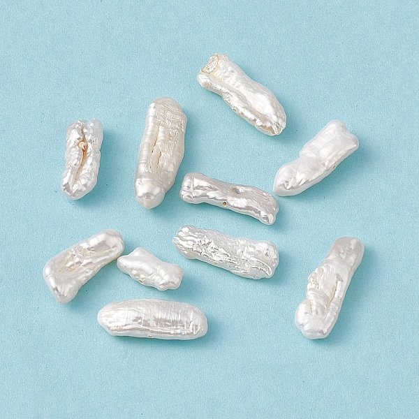 PandaHall Baroque Natural Keshi Pearl Beads, Rectangle, Seashell Color, 12~24.5x6~8x4~5mm, Hole: 0.7mm Keshi Pearl Rectangle
PandaHall Baroque Natural Keshi Pearl Beads, Rectangle, Seashell Color, 12~24.5x6~8x4~5mm, Hole: 0.7mm Keshi Pearl Rectangle