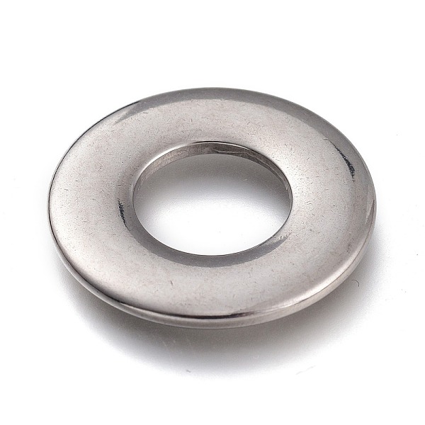 PandaHall 304 Stainless Steel Linking Rings, Donut, Stainless Steel Color, 25x2.5mm, Inner Diameter: 12mm 304 Stainless Steel Donut
PandaHall 304 Stainless Steel Linking Rings, Donut, Stainless Steel Color, 25x2.5mm, Inner Diameter: 12mm 304 Stainless Steel Donut