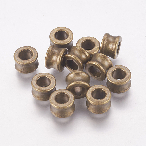PandaHall Tibetan Style Alloy European Beads, Large Hole Beads, Barrel, Antique Bronze, Lead Free & Nickel Free & Cadmium Free, 8x5.5mm...
PandaHall Tibetan Style Alloy European Beads, Large Hole Beads, Barrel, Antique Bronze, Lead Free & Nickel Free & Cadmium Free, 8x5.5mm...
