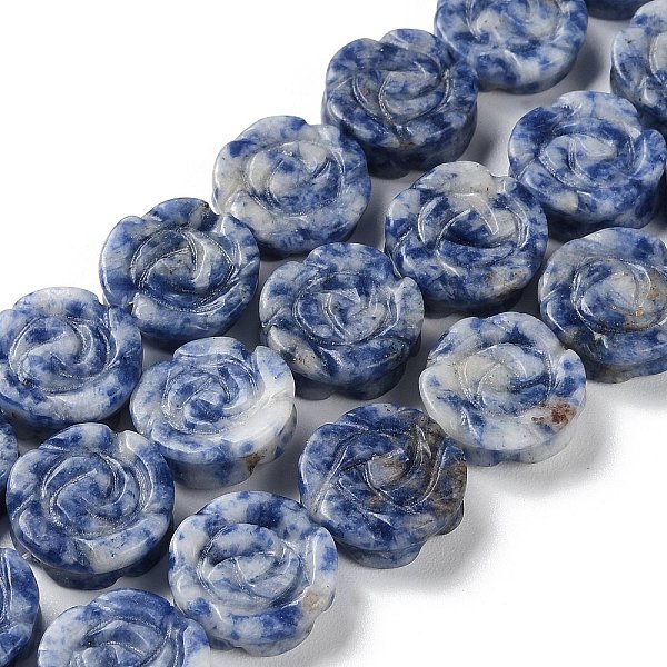 PandaHall Natural Sodalite Beads Strands, Carved Rose, 15.5~16x4.5~5.5mm, Hole: 1mm, about 25pcs/strand, 15.55''(39.5cm) Sodalite Flower
PandaHall Natural Sodalite Beads Strands, Carved Rose, 15.5~16x4.5~5.5mm, Hole: 1mm, about 25pcs/strand, 15.55''(39.5cm) Sodalite Flower