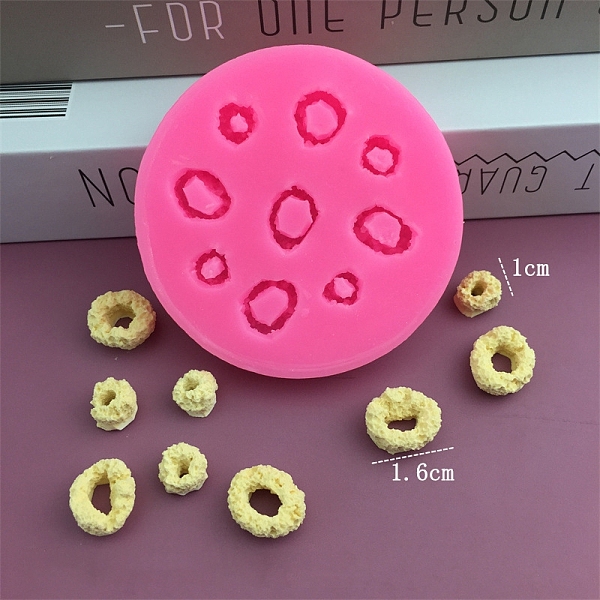 PandaHall Cookies DIY Food Grade Silicone Fondant Molds, for Chocolate Candy Making, Ring, 70x10mm, Inner Diameter: 10~16mm Silicone Ring
PandaHall Cookies DIY Food Grade Silicone Fondant Molds, for Chocolate Candy Making, Ring, 70x10mm, Inner Diameter: 10~16mm Silicone Ring