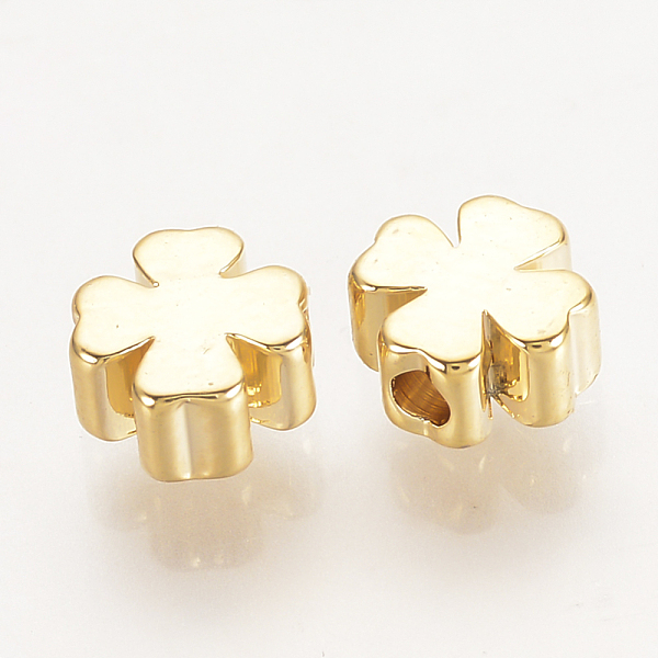PandaHall Brass Spacer Beads, Nickel Free, Real 18K Gold Plated, Clover, 5x5x3mm, Hole: 1mm Brass Clover
PandaHall Brass Spacer Beads, Nickel Free, Real 18K Gold Plated, Clover, 5x5x3mm, Hole: 1mm Brass Clover