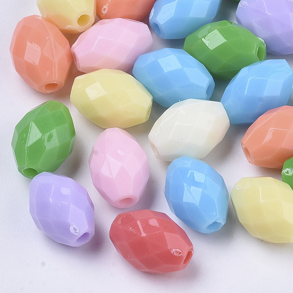 PandaHall Opaque Acrylic Beads, Oval, Faceted, Mixed Color, 10x7mm, Hole: 1.6mm, about 1600pcs/500g Acrylic Oval Multicolor
PandaHall Opaque Acrylic Beads, Oval, Faceted, Mixed Color, 10x7mm, Hole: 1.6mm, about 1600pcs/500g Acrylic Oval Multicolor