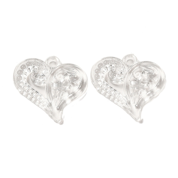 PandaHall Valentine's Day Transparent Acrylic Pendants, Heart & Flower Charms, Clear, 27.5x29x4.5mm, Hole: 2.8mm, about 312pcs/500g Acrylic...
PandaHall Valentine's Day Transparent Acrylic Pendants, Heart & Flower Charms, Clear, 27.5x29x4.5mm, Hole: 2.8mm, about 312pcs/500g Acrylic...