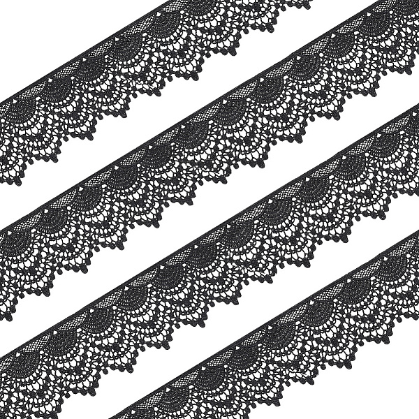 PandaHall FINGERINSPIRE 4.8~5 Yards Polyester Lace Trim, Wavy Edged Lace Ribbons, Garment Accessories, with 1Pc Cardboard Display Card..., Black
PandaHall FINGERINSPIRE 4.8~5 Yards Polyester Lace Trim, Wavy Edged Lace Ribbons, Garment Accessories, with 1Pc Cardboard Display Card..., Black