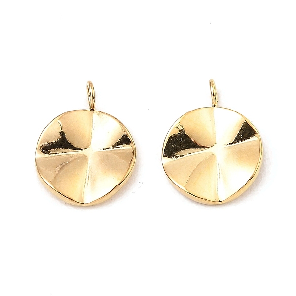 PandaHall 304 Stainless Steel Charms, Flat Round Charm, Real 18K Gold Plated, 13x10x2mm, Hole: 2mm 304 Stainless Steel Flat Round
PandaHall 304 Stainless Steel Charms, Flat Round Charm, Real 18K Gold Plated, 13x10x2mm, Hole: 2mm 304 Stainless Steel Flat Round
