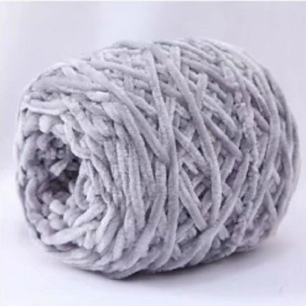 PandaHall Wool Chenille Yarn, Velvet Cotton Hand Knitting Threads, for Baby Sweater Scarf Fabric Needlework Craft, Light Steel Blue, 5mm...
PandaHall Wool Chenille Yarn, Velvet Cotton Hand Knitting Threads, for Baby Sweater Scarf Fabric Needlework Craft, Light Steel Blue, 5mm...