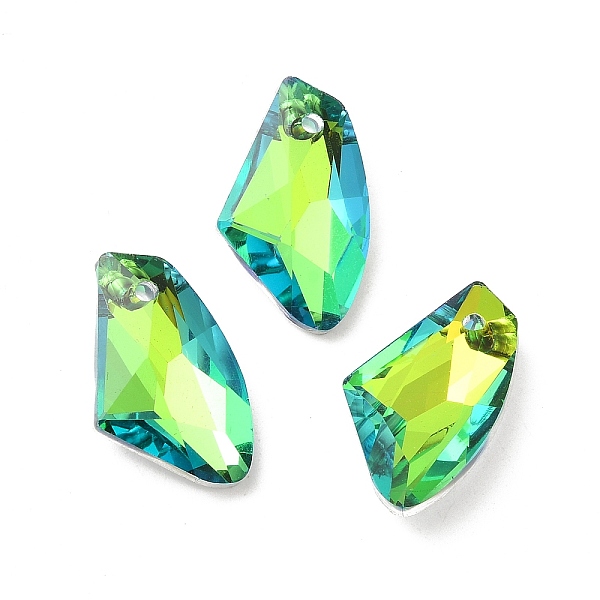 PandaHall Electroplated Glass Pendants, Back Plated, Faceted, Polygon, Yellow Green, 19x11x5mm, Hole: 1.2mm Glass Polygon
PandaHall Electroplated Glass Pendants, Back Plated, Faceted, Polygon, Yellow Green, 19x11x5mm, Hole: 1.2mm Glass Polygon