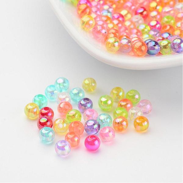 PandaHall Transparent AB Color Acrylic Beads, Round, Mixed Color, 4mm, Hole: 1.5mm Acrylic Round Multicolor
PandaHall Transparent AB Color Acrylic Beads, Round, Mixed Color, 4mm, Hole: 1.5mm Acrylic Round Multicolor