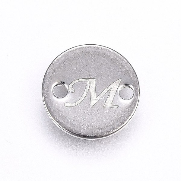 PandaHall 201 Stainless Steel Links connectors, Flat Round, Letter.M, Stainless Steel Color, 8x1mm, Hole: 1.5mm 201 Stainless Steel Letter M
PandaHall 201 Stainless Steel Links connectors, Flat Round, Letter.M, Stainless Steel Color, 8x1mm, Hole: 1.5mm 201 Stainless Steel Letter M