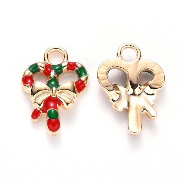 PandaHall Alloy Enamel Pendants, for Christmas, Heart with Bowknot, Light Gold, Red, 18x13x3mm, Hole: 2.5mm Alloy+Enamel Heart Red
PandaHall Alloy Enamel Pendants, for Christmas, Heart with Bowknot, Light Gold, Red, 18x13x3mm, Hole: 2.5mm Alloy+Enamel Heart Red