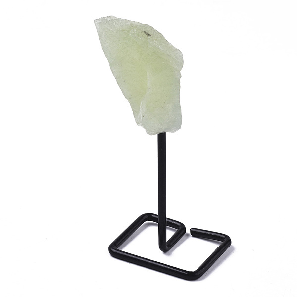 PandaHall Natural New Jade Display Decorations, Rough Raw Stone, with Spray Painted Iron Findings, Nuggets, 111~158mm New Jade Nuggets
PandaHall Natural New Jade Display Decorations, Rough Raw Stone, with Spray Painted Iron Findings, Nuggets, 111~158mm New Jade Nuggets