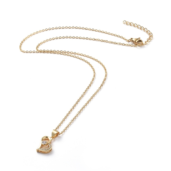 PandaHall 304 Stainless Steel Chain Necklaces, with Brass Micro Pave Cubic Zirconia Pendants, Hollow, Love Heart for Women, Golden, 17.5..., Clear
PandaHall 304 Stainless Steel Chain Necklaces, with Brass Micro Pave Cubic Zirconia Pendants, Hollow, Love Heart for Women, Golden, 17.5..., Clear